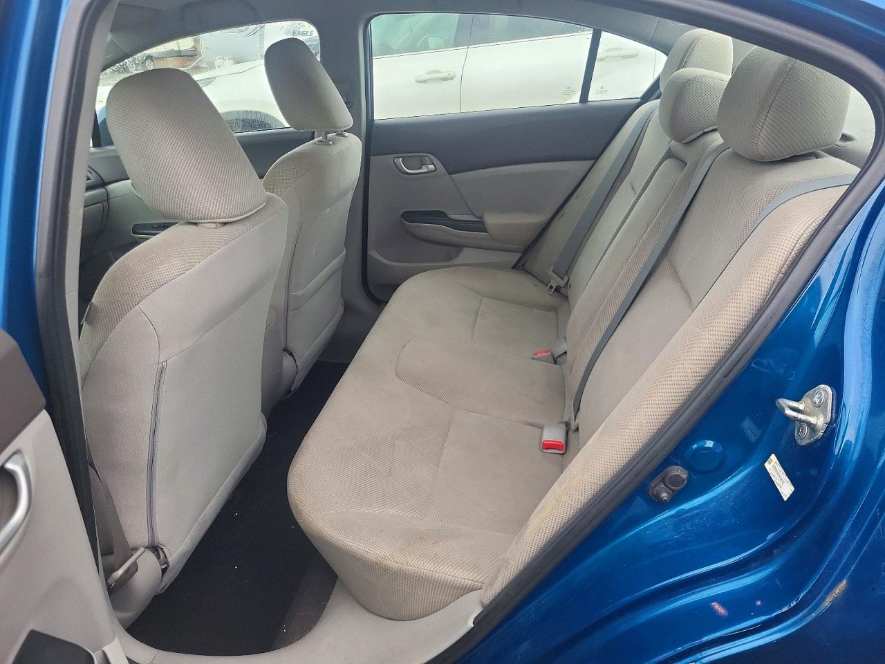 2012 Honda Civic Lx Blue vin: 2HGFB2F46CH028753
