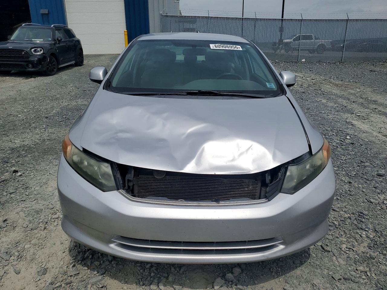 2012 Honda Civic Lx Silver vin: 2HGFB2F46CH052809