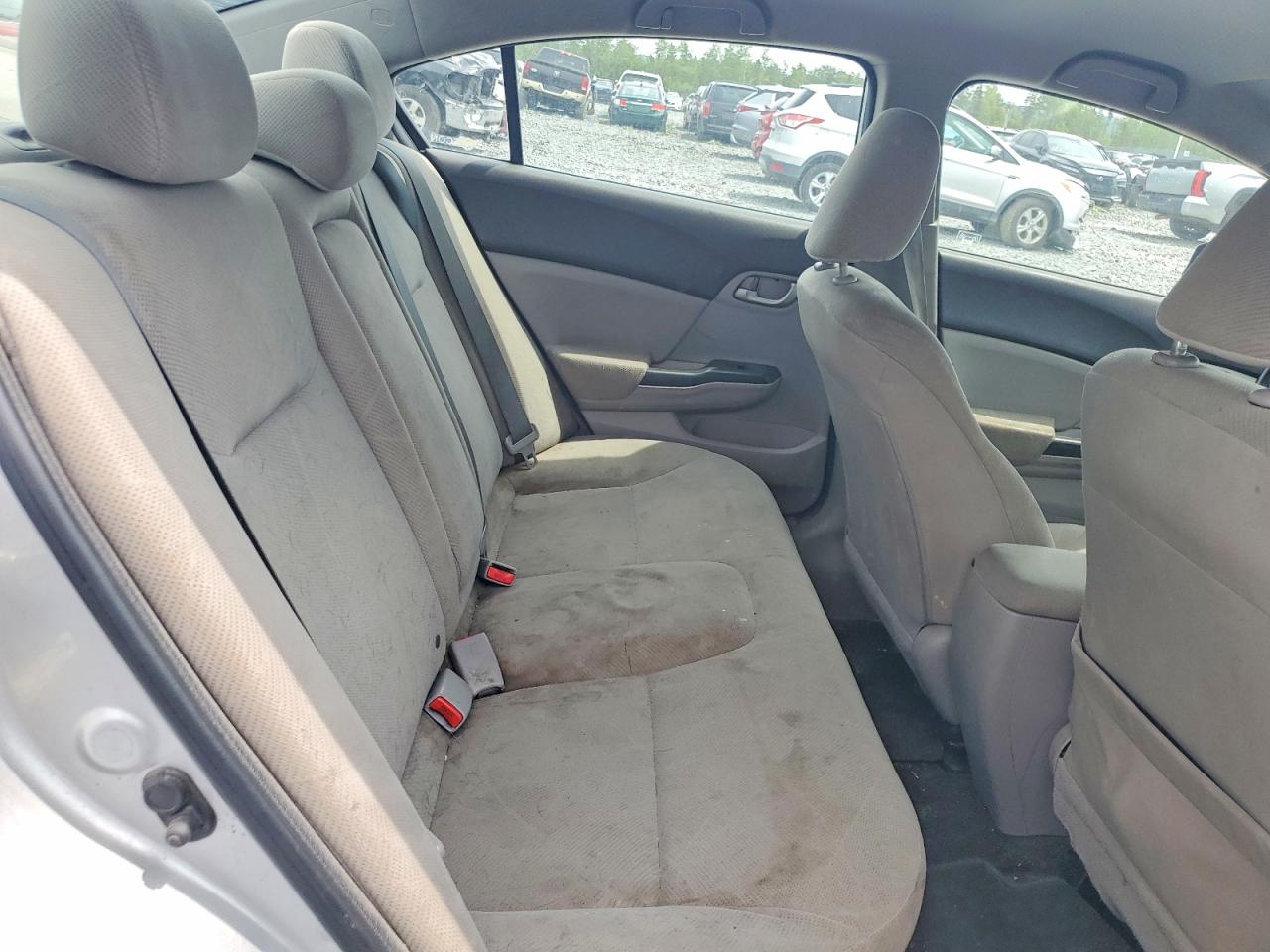2012 Honda Civic Lx Silver vin: 2HGFB2F46CH052809