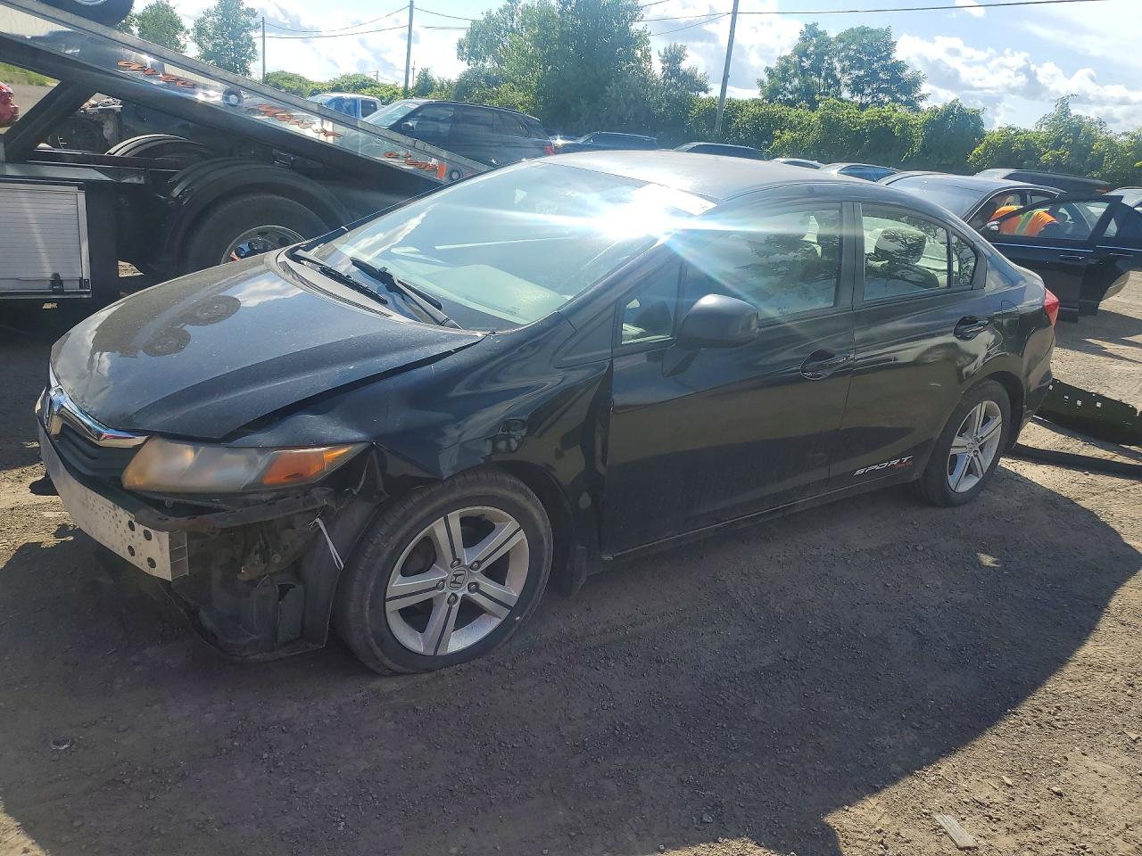 2012 Honda Civic Lx Black vin: 2HGFB2F46CH055838