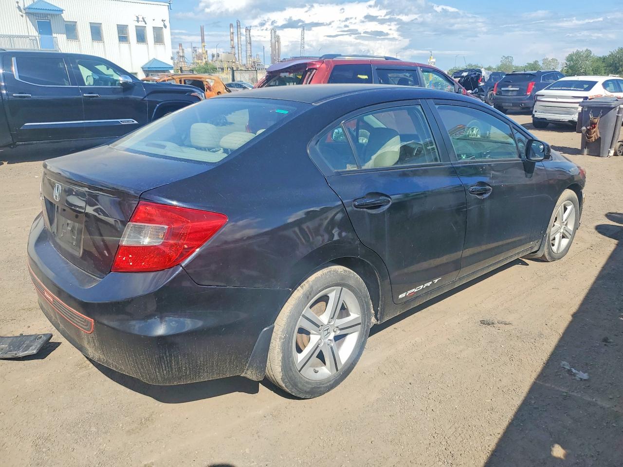 2012 Honda Civic Lx Black vin: 2HGFB2F46CH055838