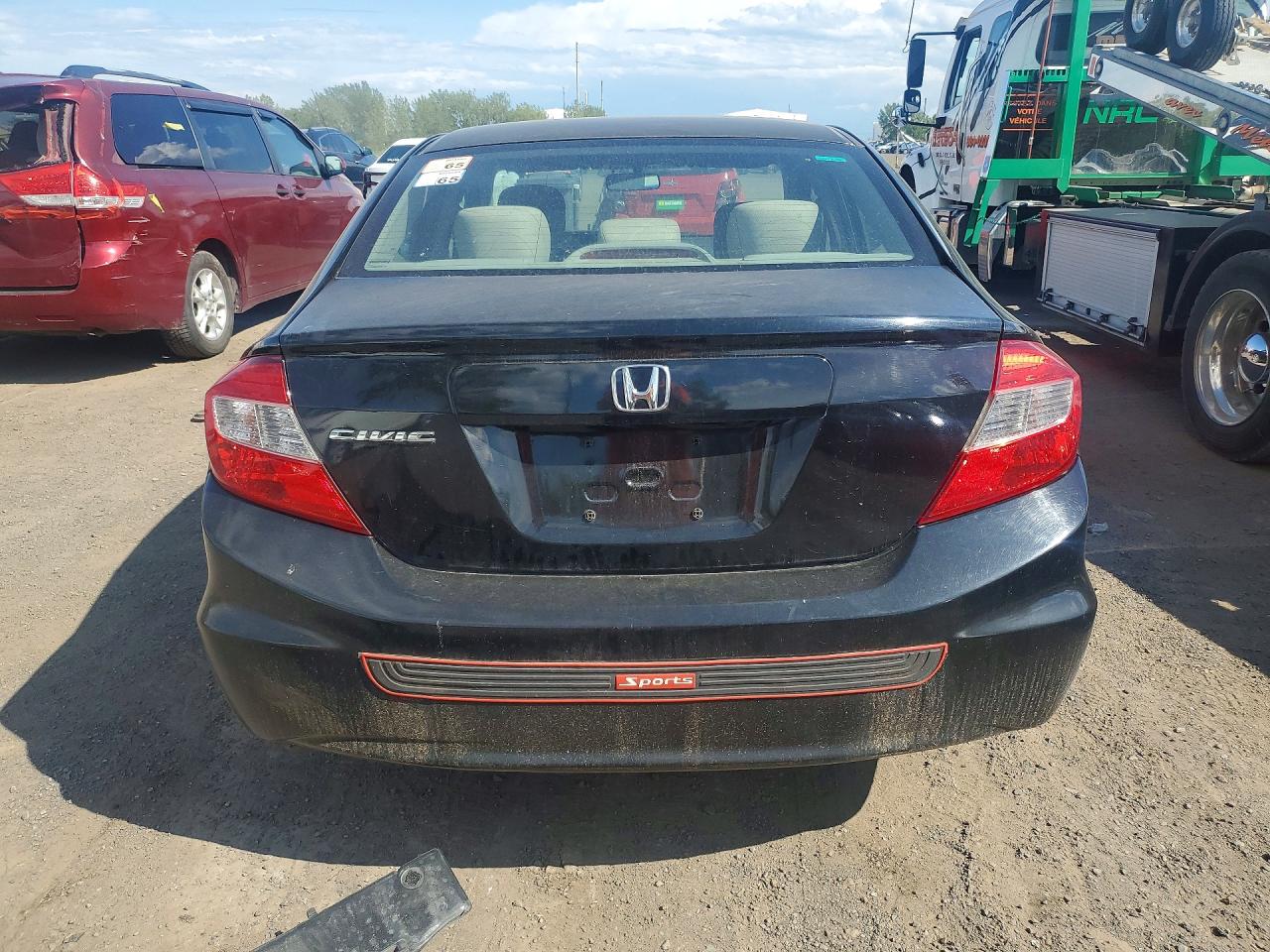 2012 Honda Civic Lx Black vin: 2HGFB2F46CH055838