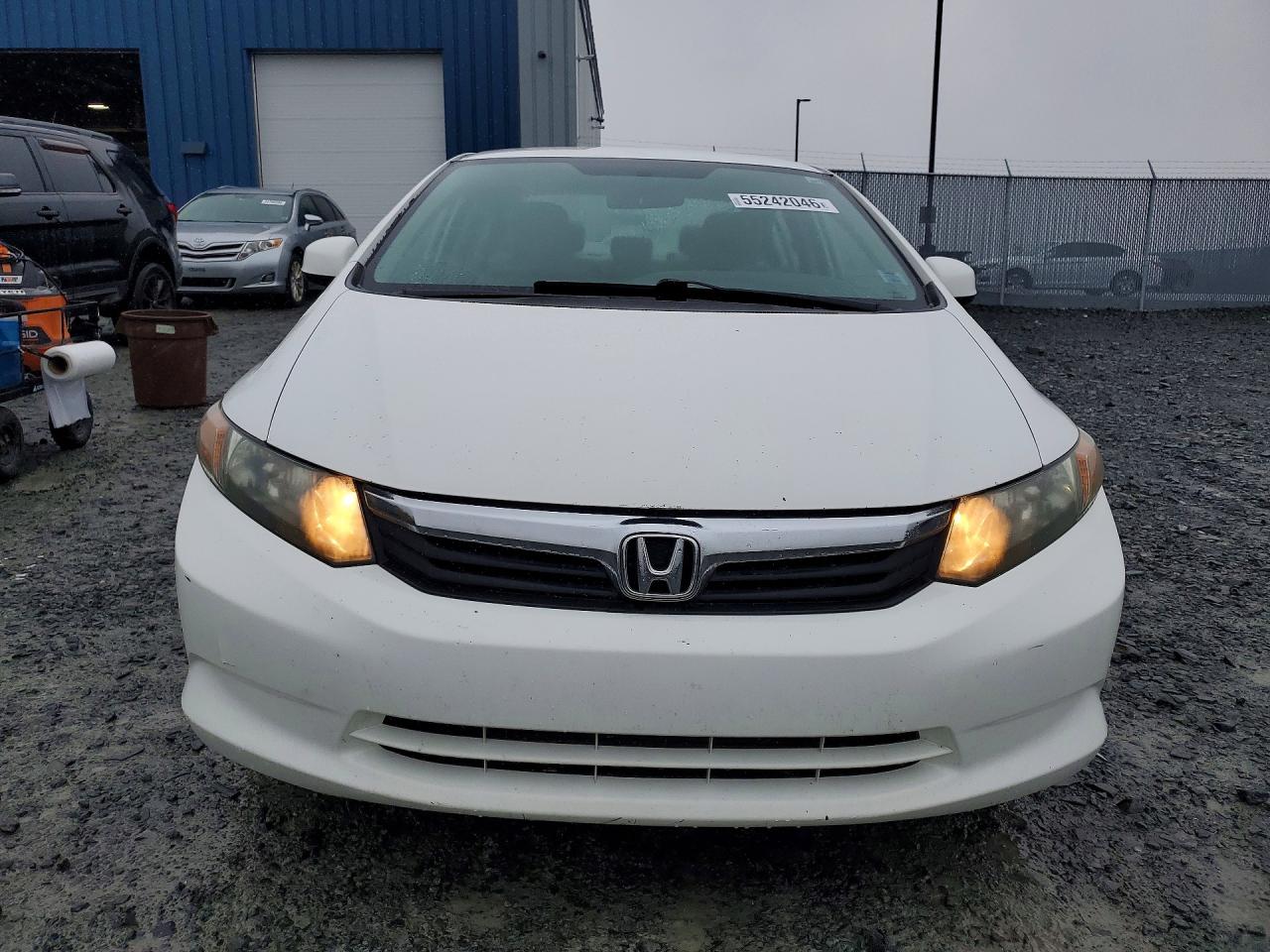 2012 Honda Civic Lx Белый vin: 2HGFB2F46CH061008