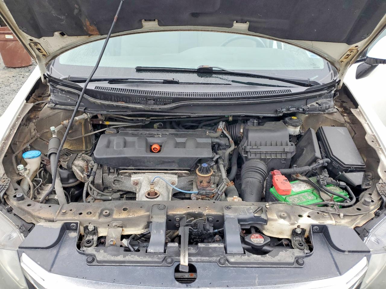 2012 Honda Civic Lx Белый vin: 2HGFB2F46CH061008