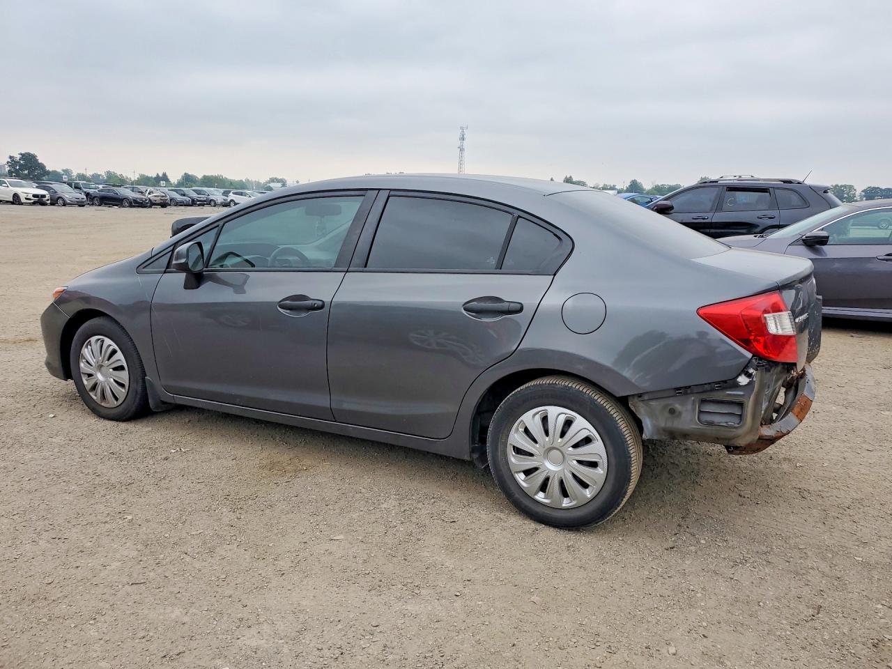 2012 Honda Civic Lx Серебряный vin: 2HGFB2F46CH107355