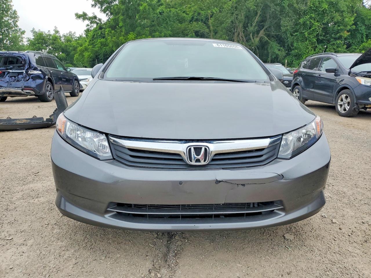 2012 Honda Civic Lx Серебряный vin: 2HGFB2F46CH107355