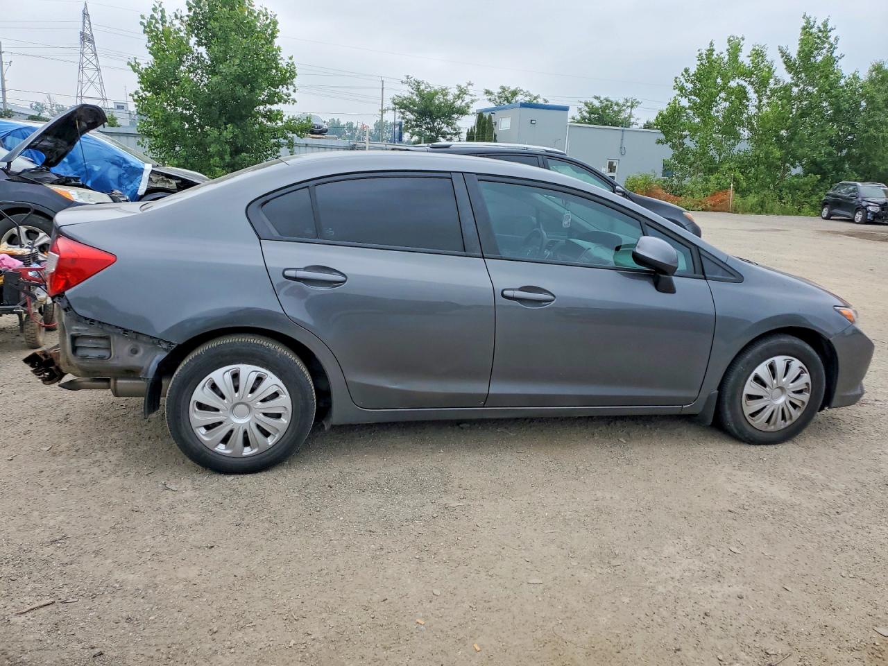 2012 Honda Civic Lx Серебряный vin: 2HGFB2F46CH107355