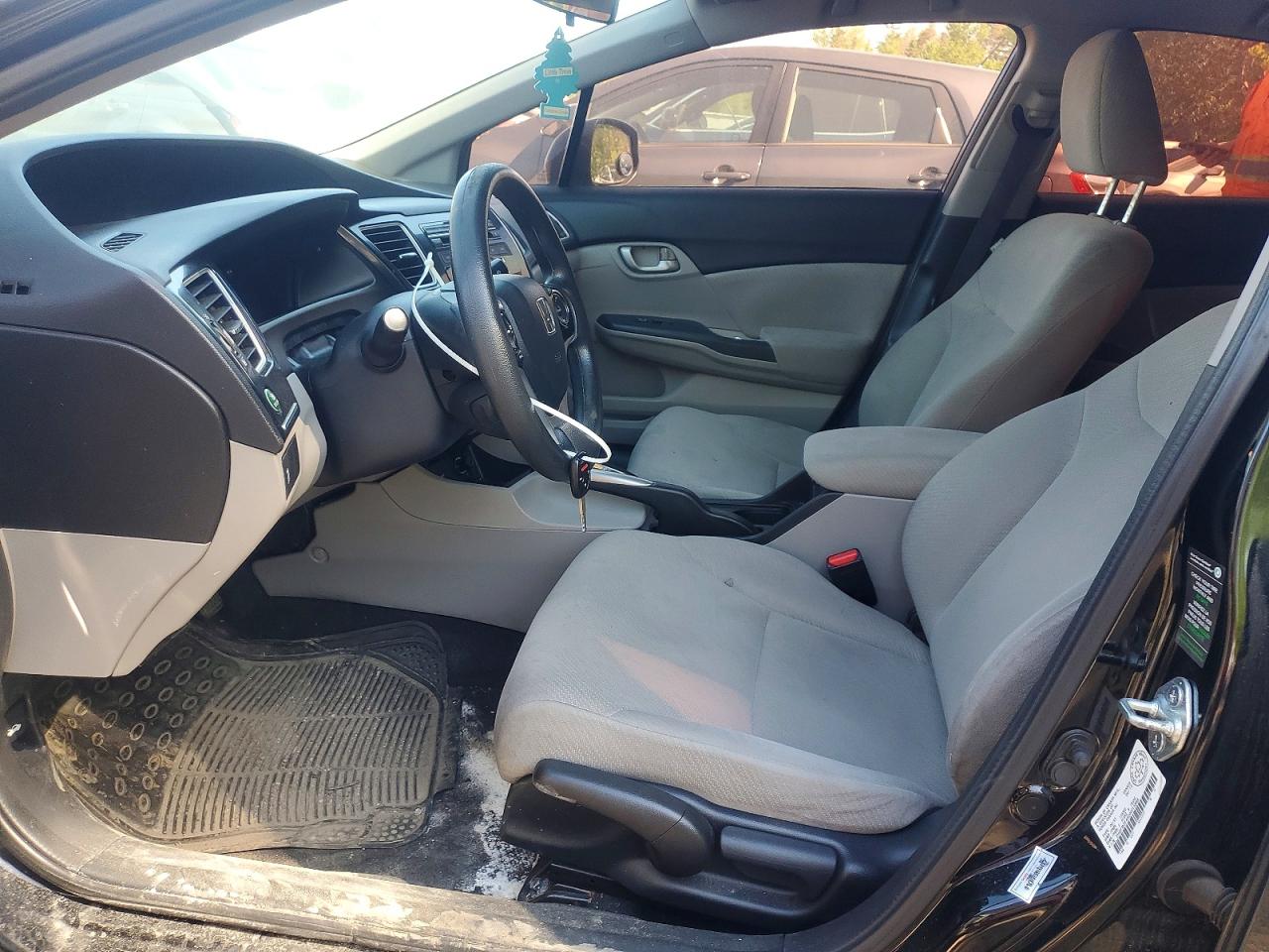 2013 Honda Civic Lx Black vin: 2HGFB2F46DH015888