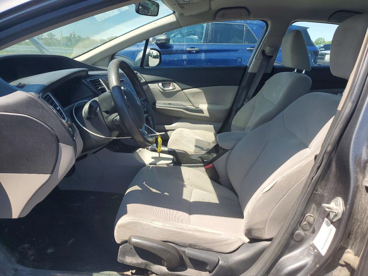 2013 Honda Civic Lx Серый vin: 2HGFB2F46DH029175