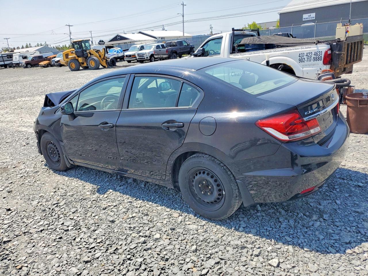2013 Honda Civic Lx Черный vin: 2HGFB2F46DH100598