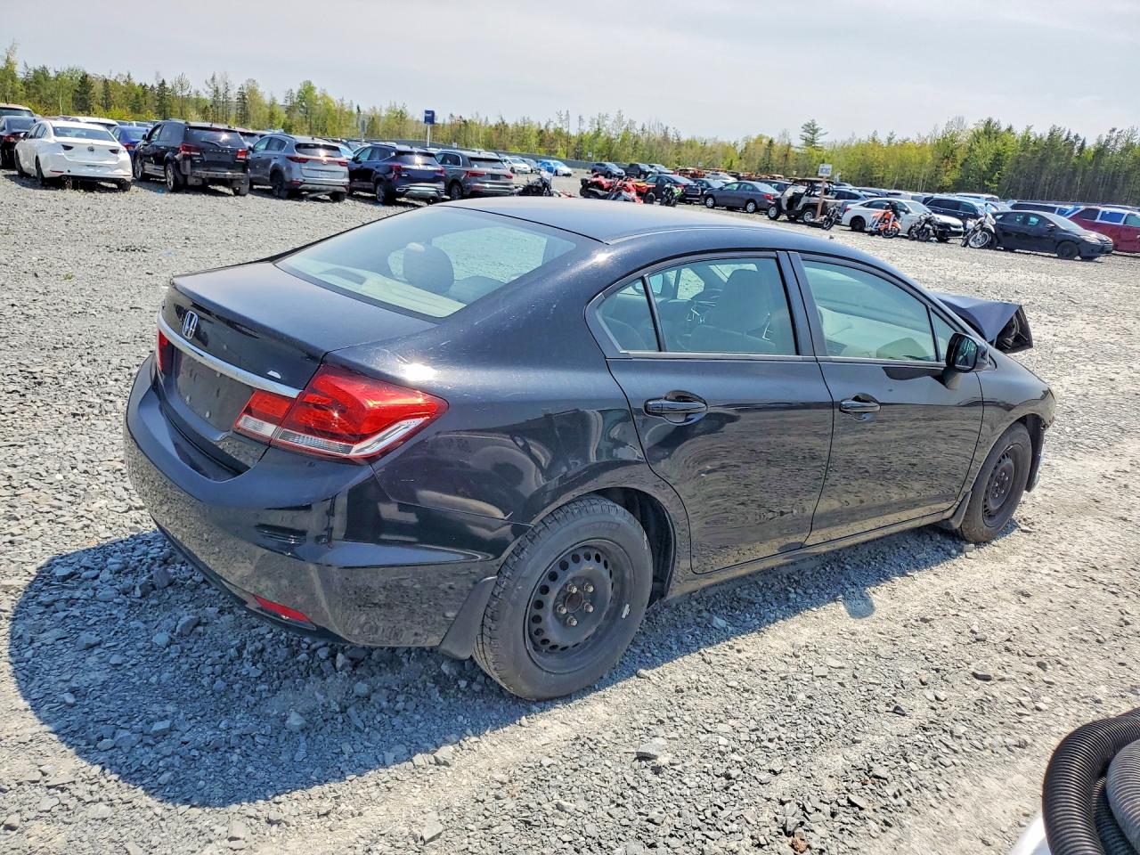 2013 Honda Civic Lx Черный vin: 2HGFB2F46DH100598