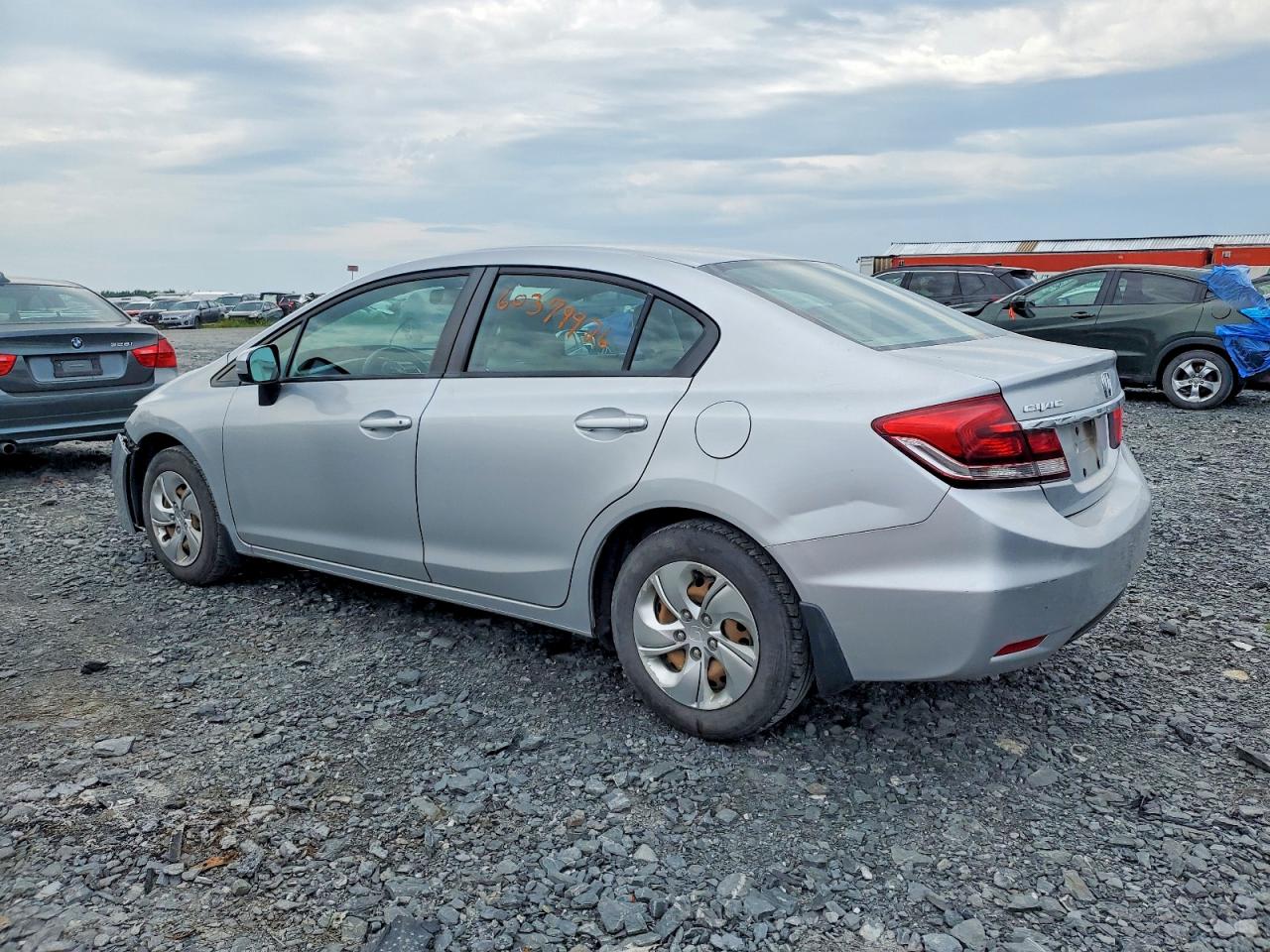 2015 Honda Civic Lx Silver vin: 2HGFB2F46FH011925