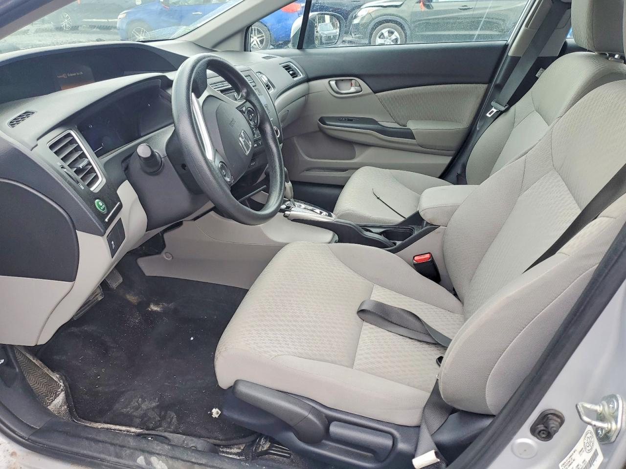 2015 Honda Civic Lx Silver vin: 2HGFB2F46FH011925