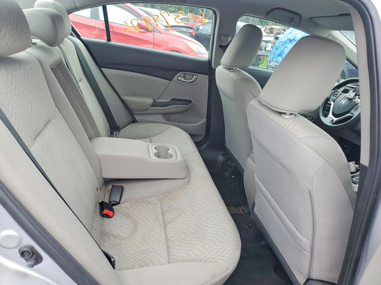 2015 Honda Civic Lx Silver vin: 2HGFB2F46FH011925