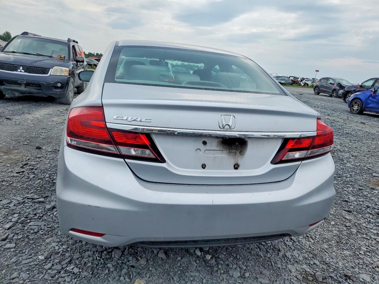2015 Honda Civic Lx Silver vin: 2HGFB2F46FH011925