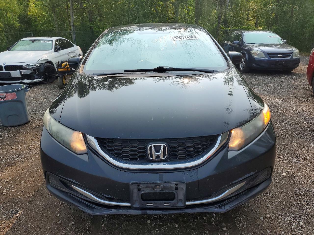 2015 Honda Civic Lx Black vin: 2HGFB2F46FH054659