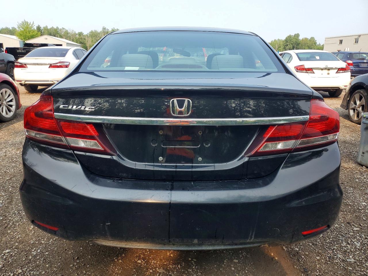 2015 Honda Civic Lx Black vin: 2HGFB2F46FH054659