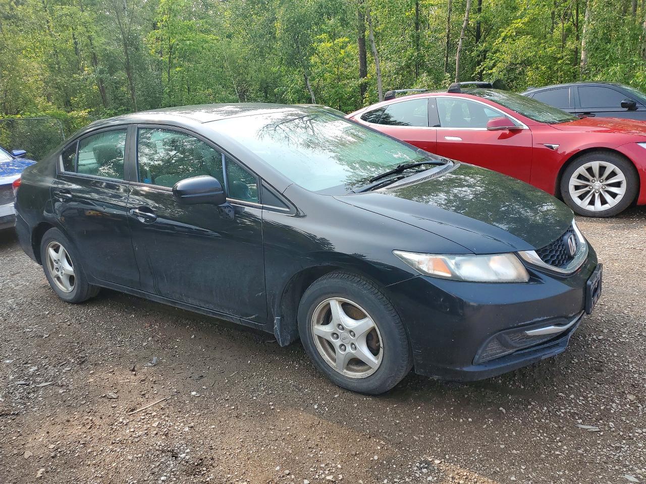 2015 Honda Civic Lx Black vin: 2HGFB2F46FH054659