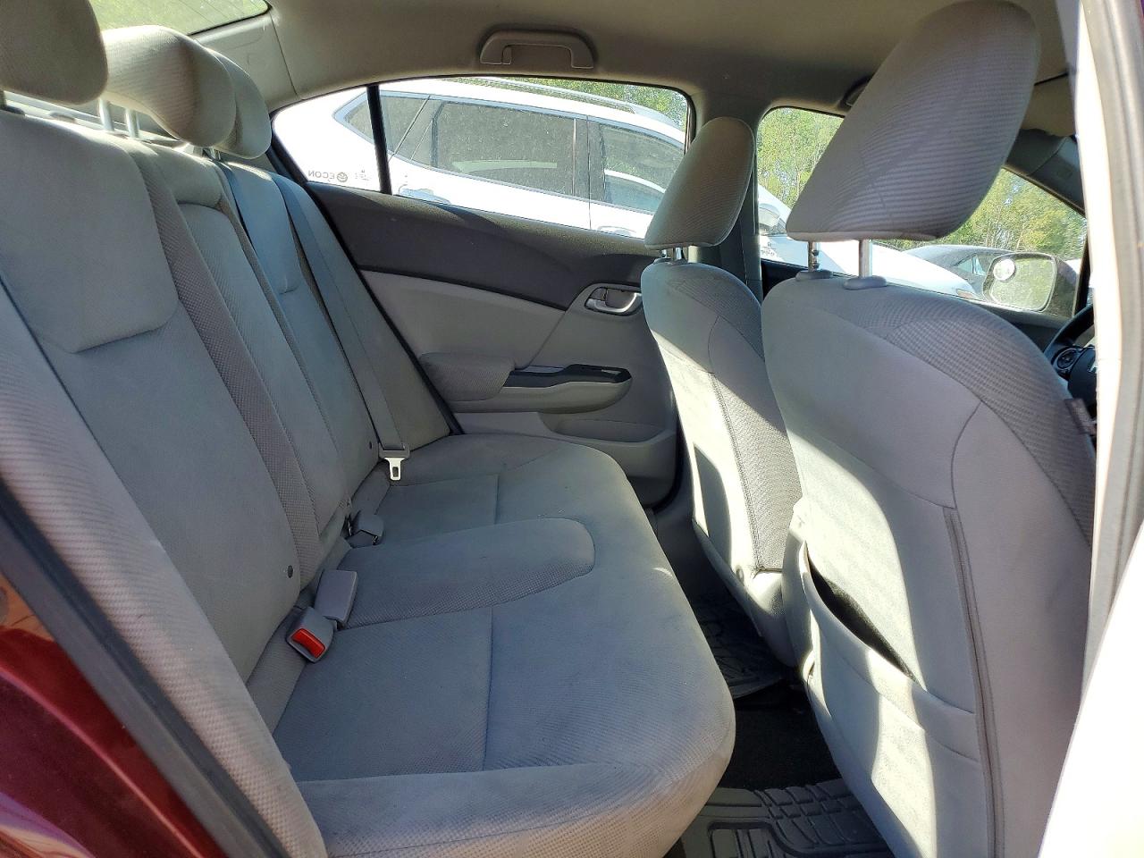 2012 Honda Civic Lx Burgundy vin: 2HGFB2F47CH012478