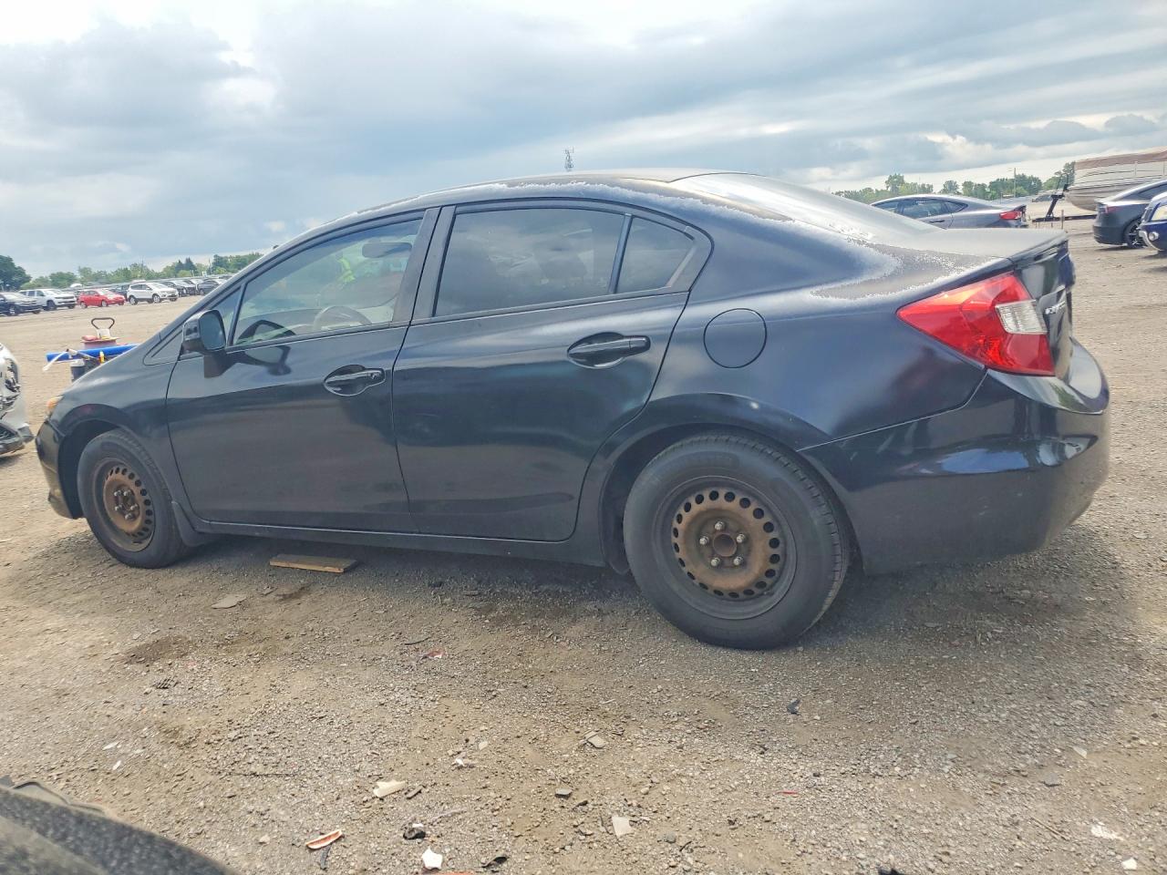 2012 Honda Civic Lx Black vin: 2HGFB2F47CH063057