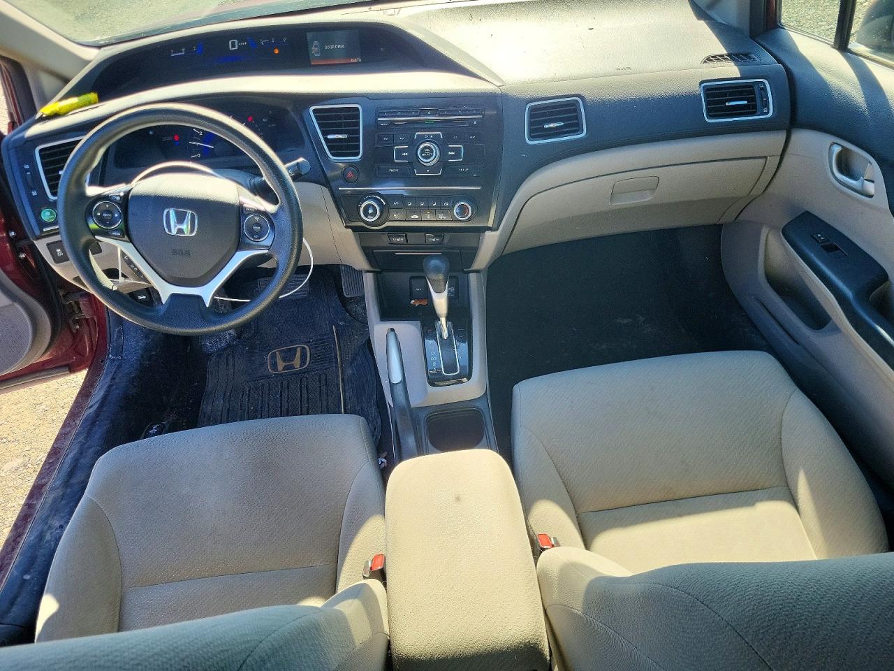 2013 Honda Civic Lx Бордовый vin: 2HGFB2F47DH017441