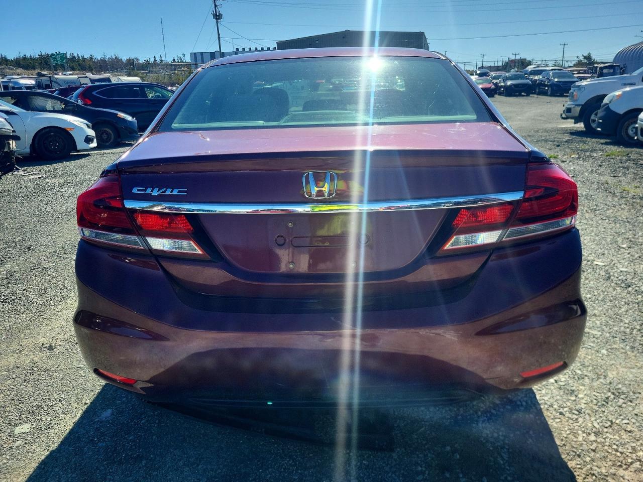 2013 Honda Civic Lx Бордовый vin: 2HGFB2F47DH017441