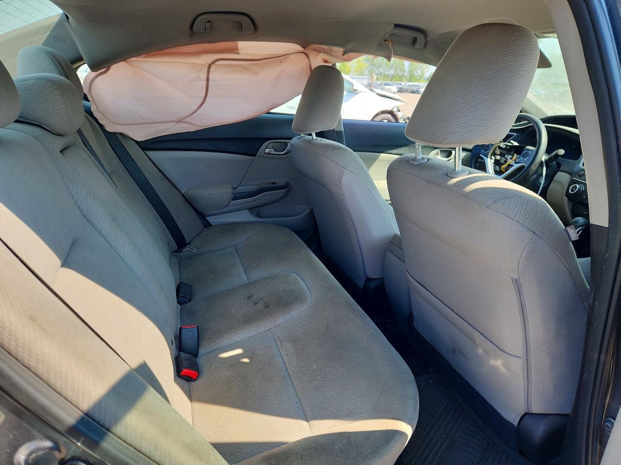 2013 Honda Civic Lx Gray vin: 2HGFB2F47DH108404