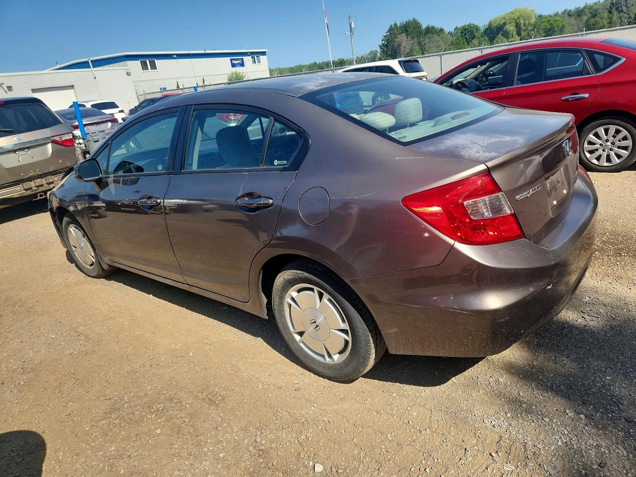 2012 Honda Civic Lx Brown vin: 2HGFB2F48CH006575