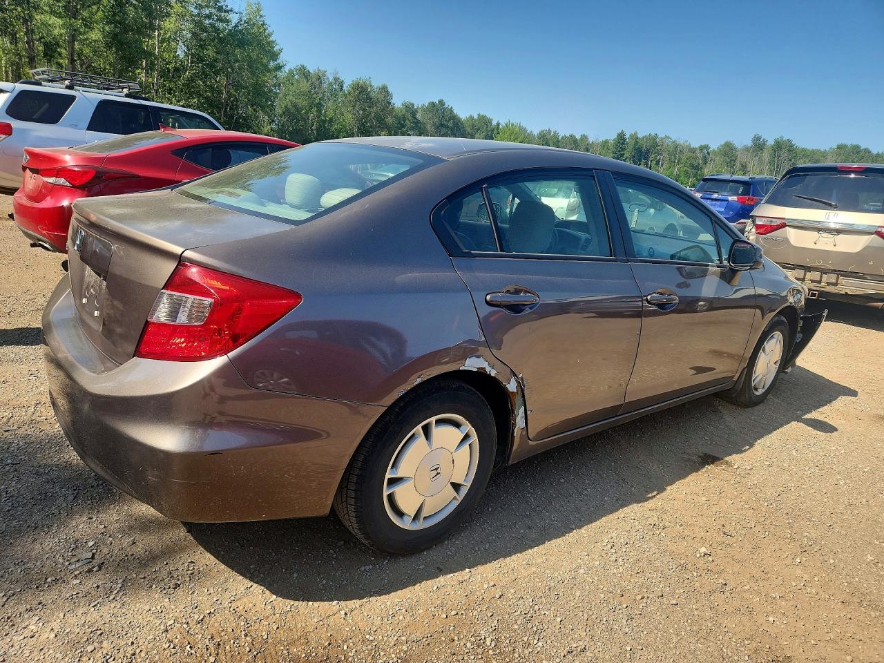 2012 Honda Civic Lx Brown vin: 2HGFB2F48CH006575