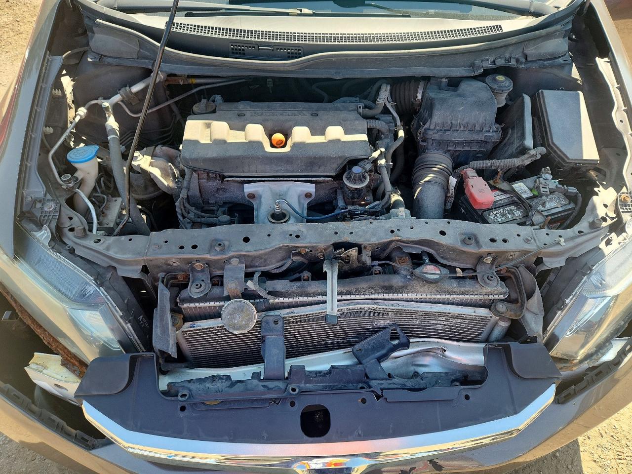 2012 Honda Civic Lx Brown vin: 2HGFB2F48CH006575
