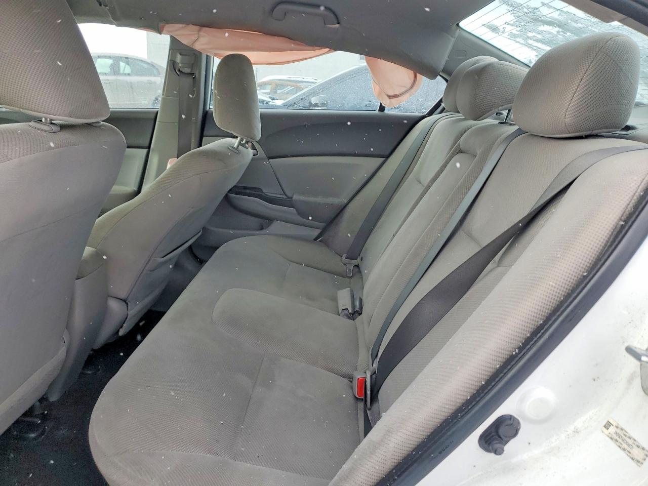 2012 Honda Civic Lx White vin: 2HGFB2F48CH048731