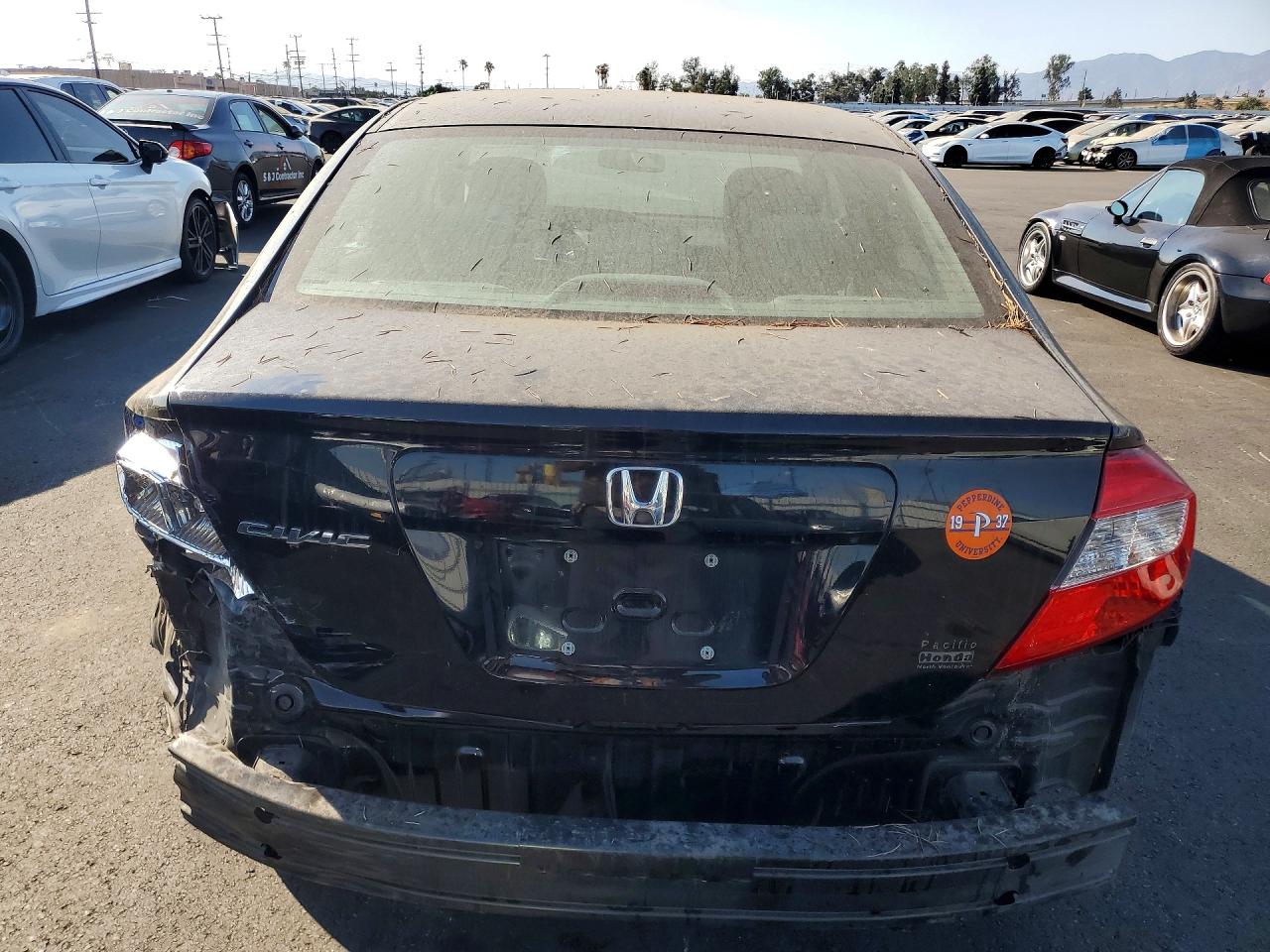 2012 Honda Civic Lx Black vin: 2HGFB2F48CH100763
