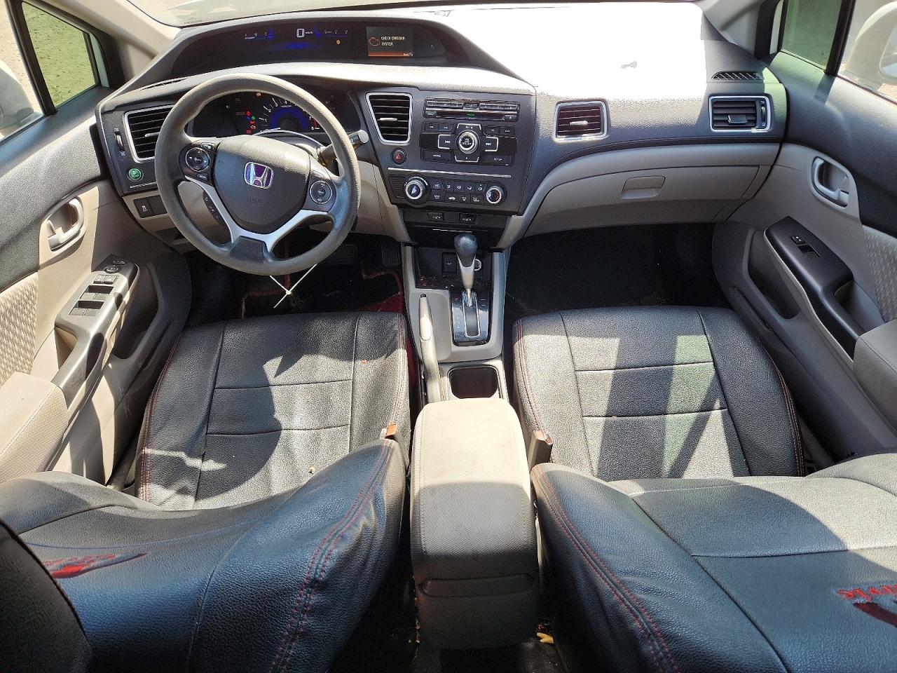 2014 Honda Civic Lx White vin: 2HGFB2F48EH001704