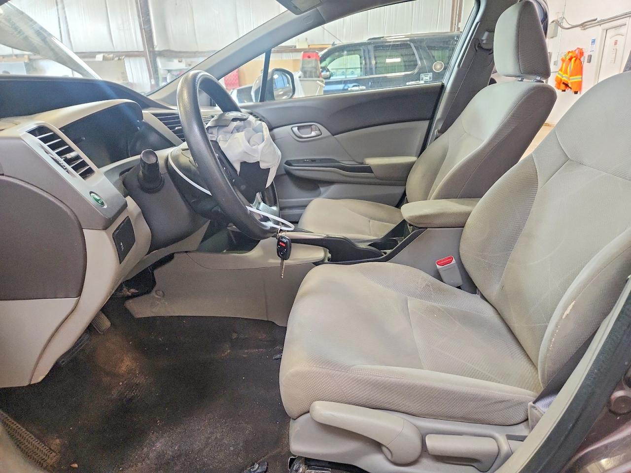2012 Honda Civic Lx Коричневый vin: 2HGFB2F49CH025491