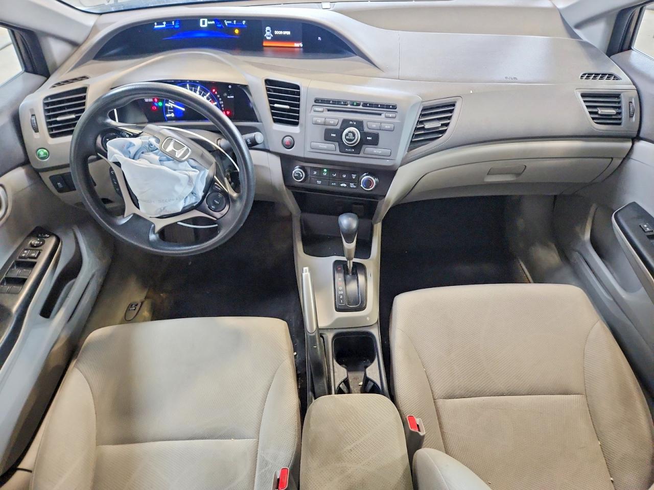 2012 Honda Civic Lx Коричневый vin: 2HGFB2F49CH025491