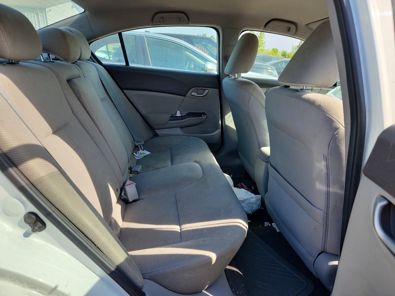 2012 Honda Civic Lx White vin: 2HGFB2F49CH039391