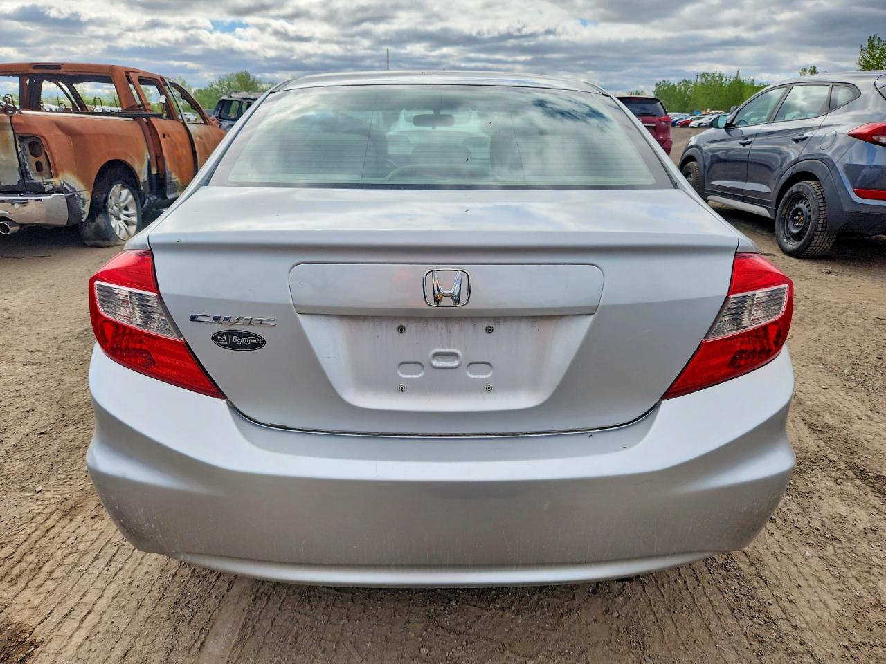2012 Honda Civic Lx Белый vin: 2HGFB2F49CH055090