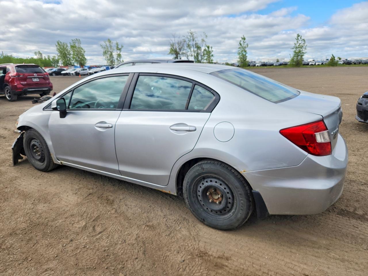 2012 Honda Civic Lx Белый vin: 2HGFB2F49CH055090