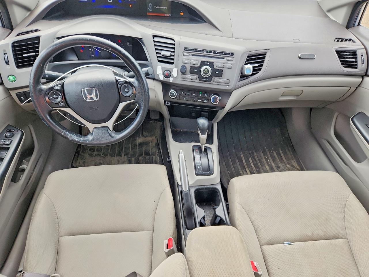 2012 Honda Civic Lx Белый vin: 2HGFB2F49CH055090