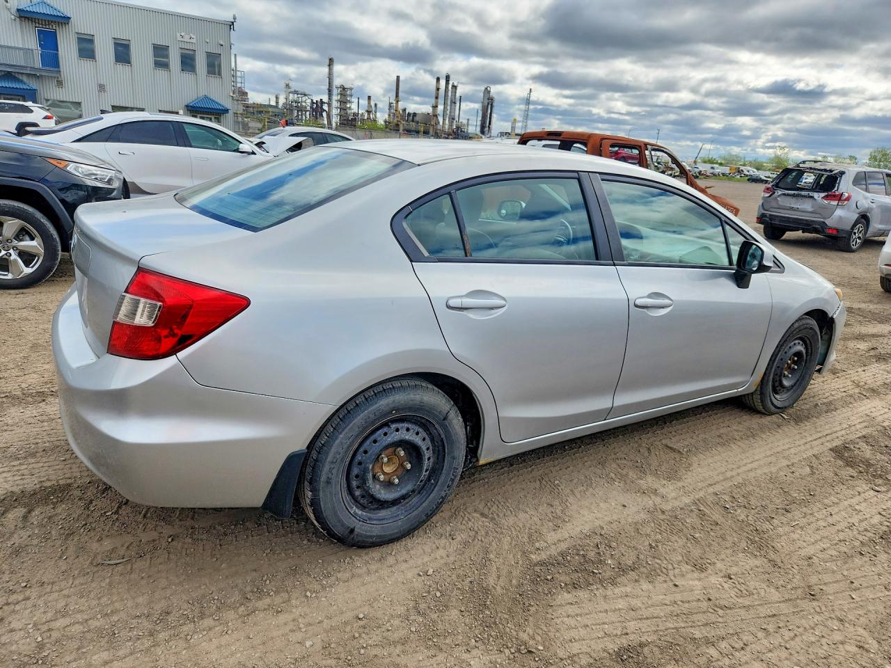 2012 Honda Civic Lx Белый vin: 2HGFB2F49CH055090