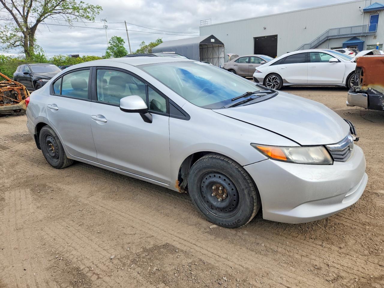 2012 Honda Civic Lx Белый vin: 2HGFB2F49CH055090