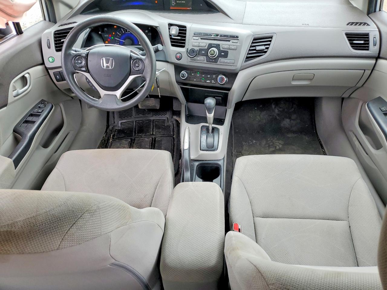 2012 Honda Civic Lx Silver vin: 2HGFB2F49CH060449