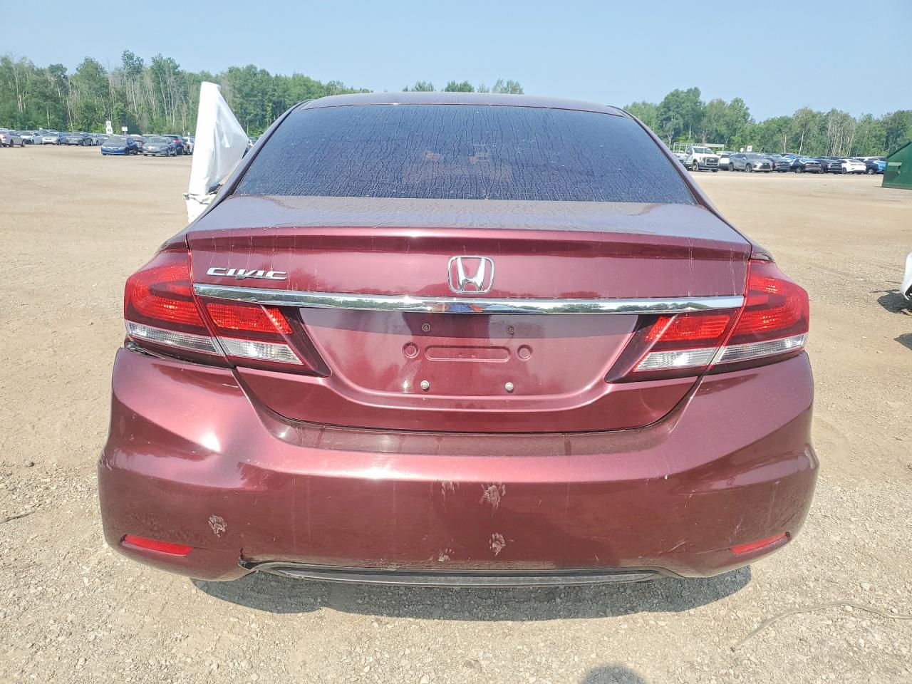 2013 Honda Civic Lx Maroon vin: 2HGFB2F49DH004187