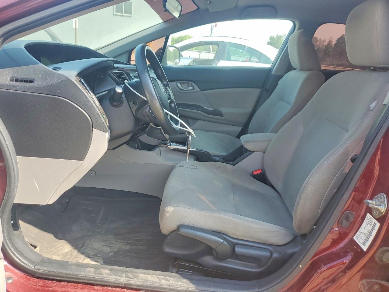 2013 Honda Civic Lx Maroon vin: 2HGFB2F49DH004187