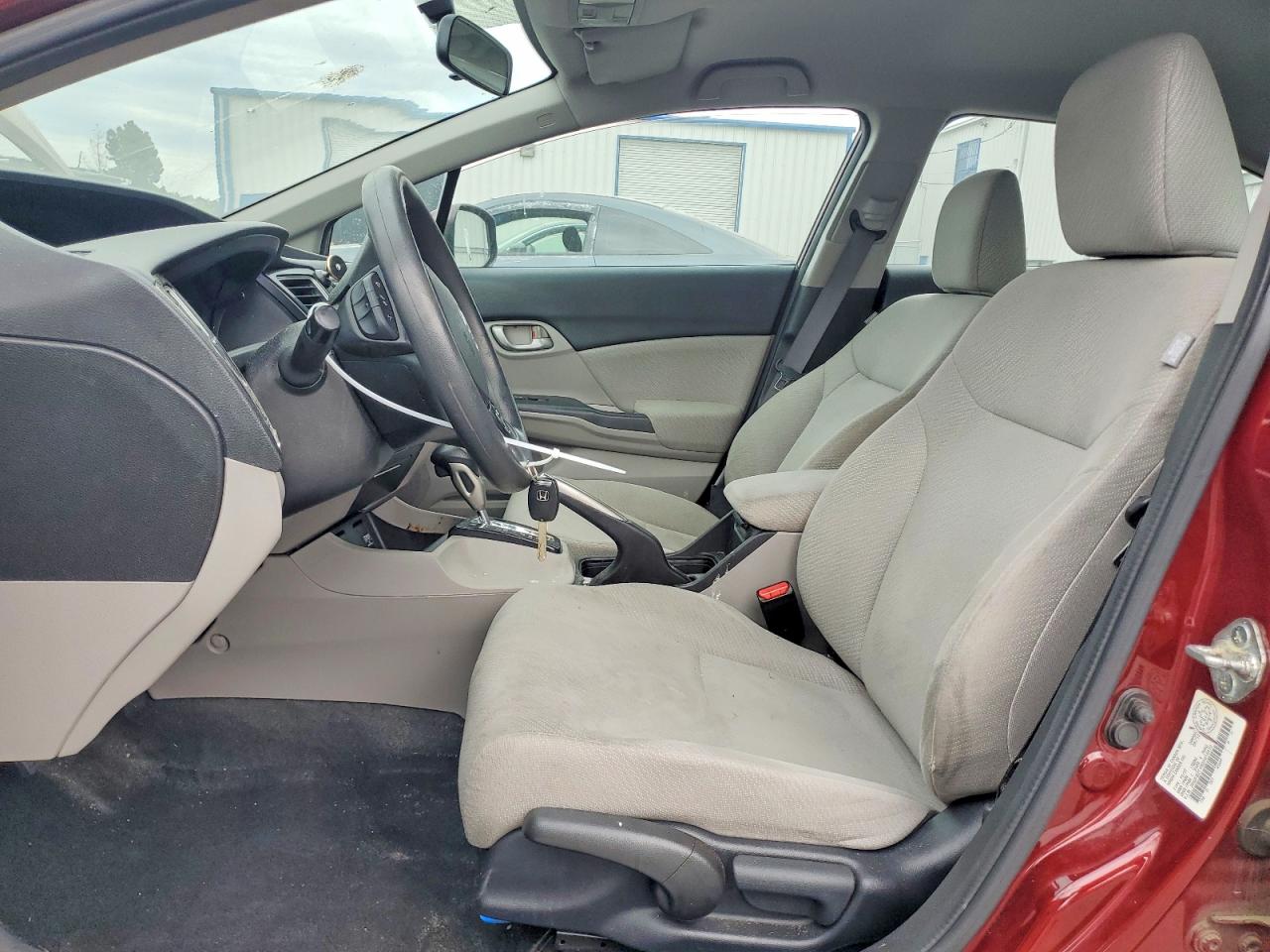 2013 Honda Civic Lx Бордовый vin: 2HGFB2F49DH016470