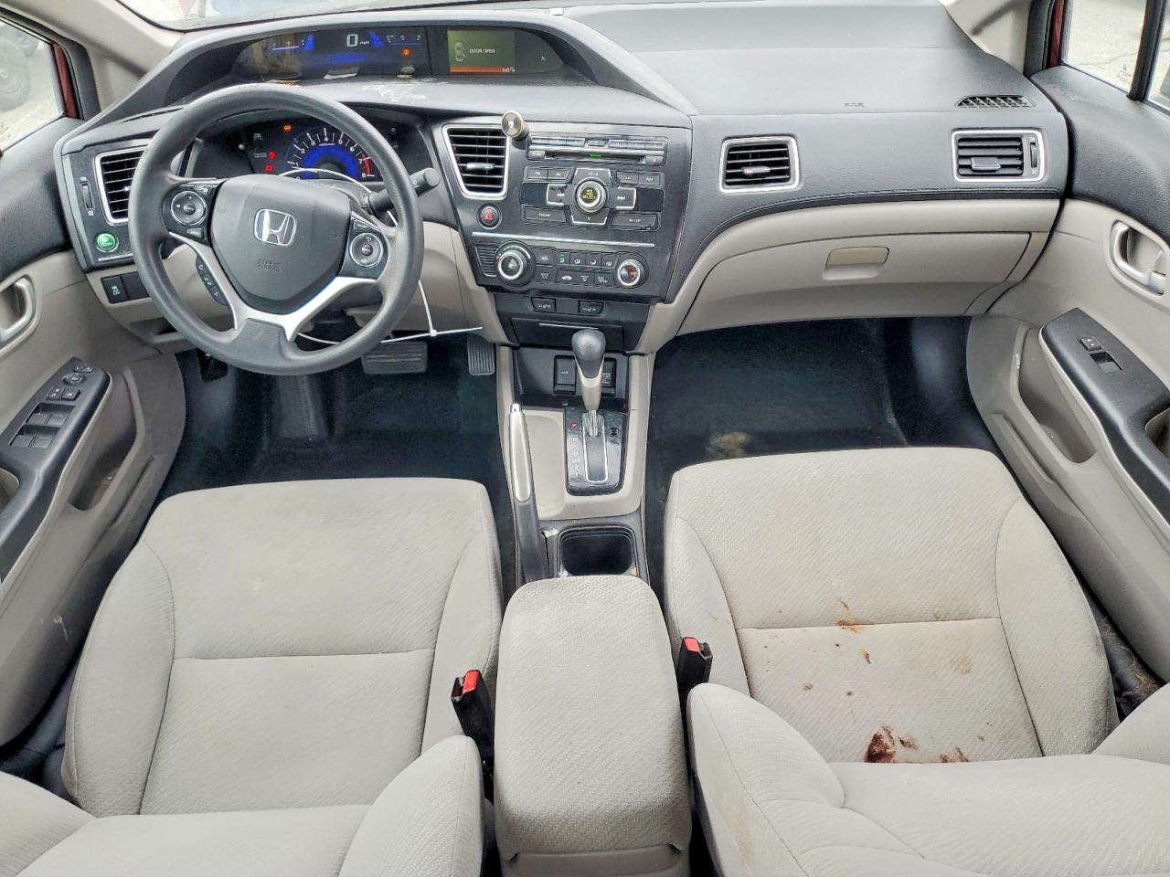 2013 Honda Civic Lx Бордовый vin: 2HGFB2F49DH016470