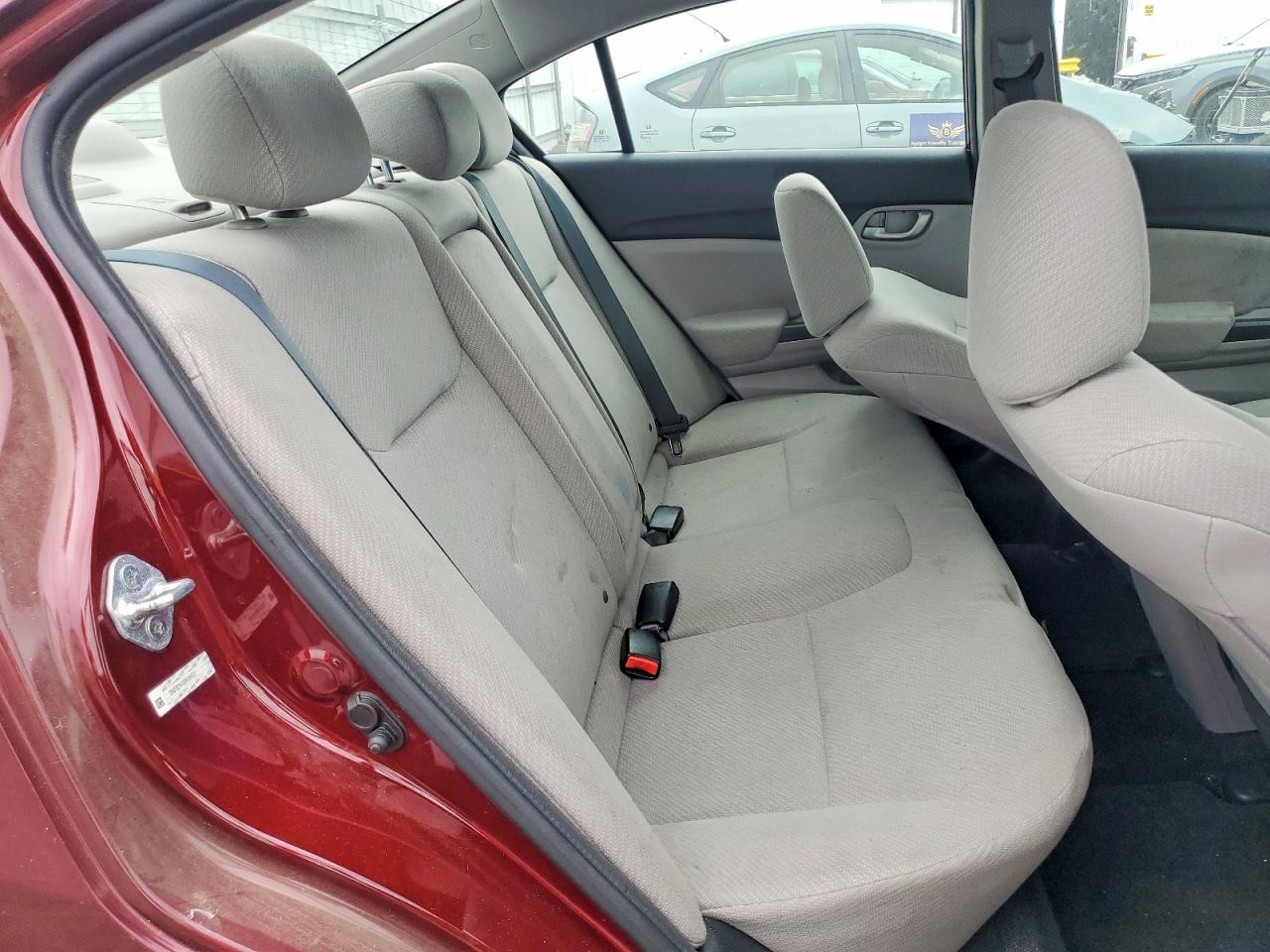 2013 Honda Civic Lx Бордовый vin: 2HGFB2F49DH016470