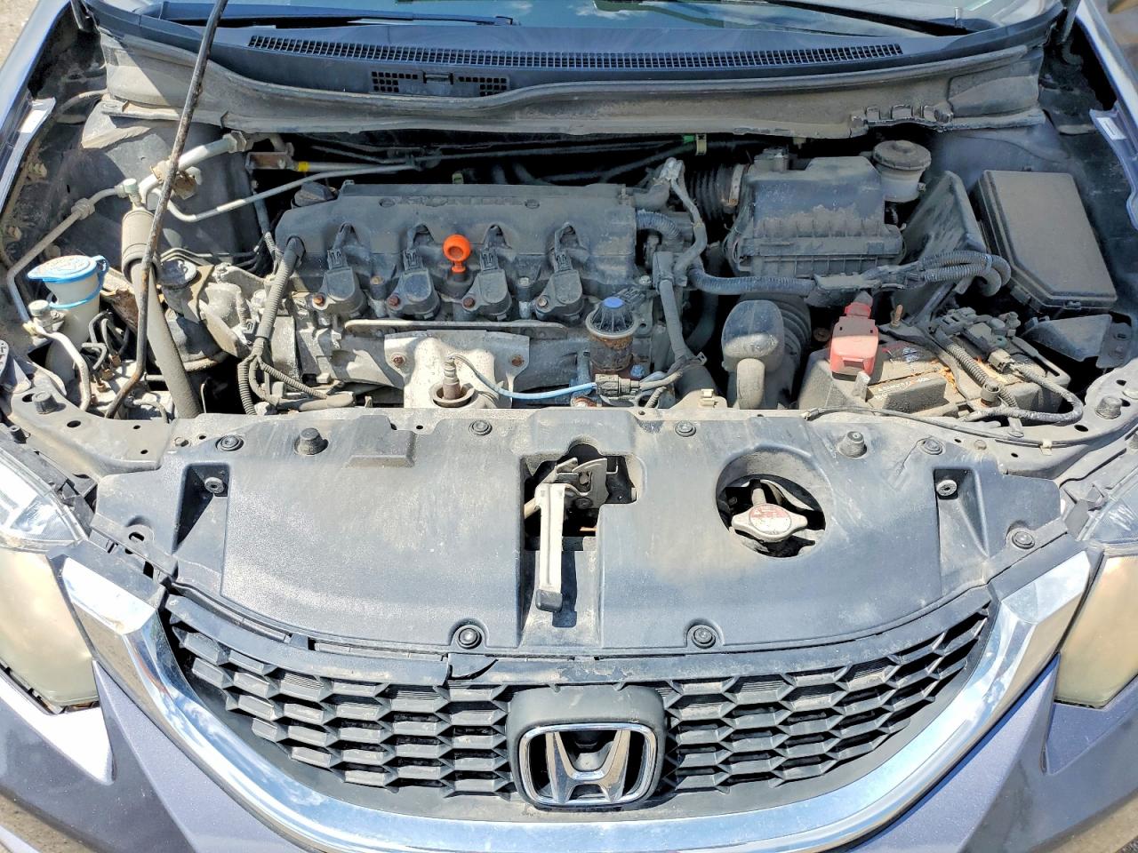 2014 Honda Civic Lx Серый vin: 2HGFB2F49EH017698