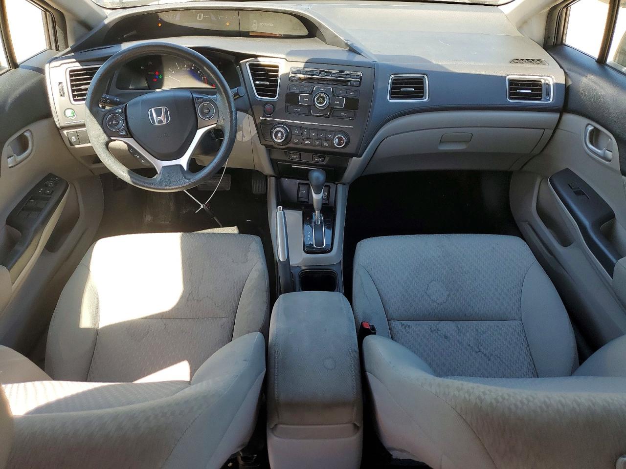 2014 Honda Civic Lx Gray vin: 2HGFB2F49EH026689