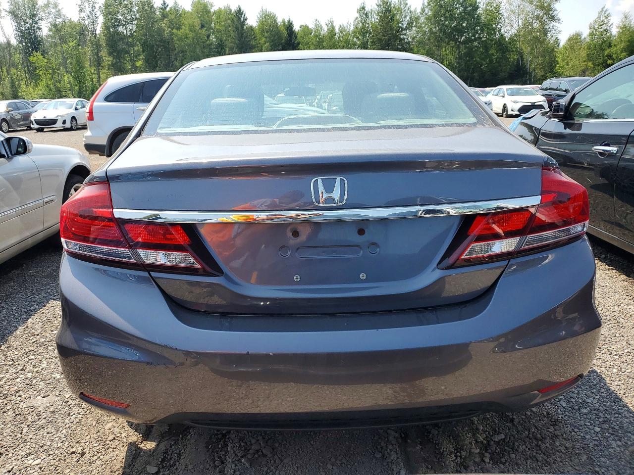 2014 Honda Civic Lx Gray vin: 2HGFB2F49EH026689